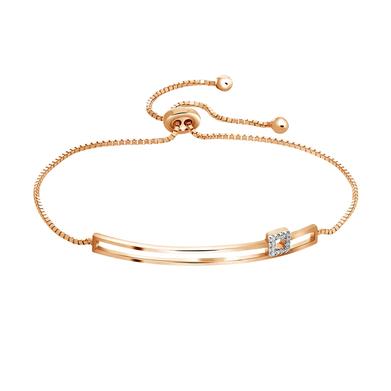 Cherie Square Chain Bracelet, Inspirasi Kado Perhiasan Pernikahan