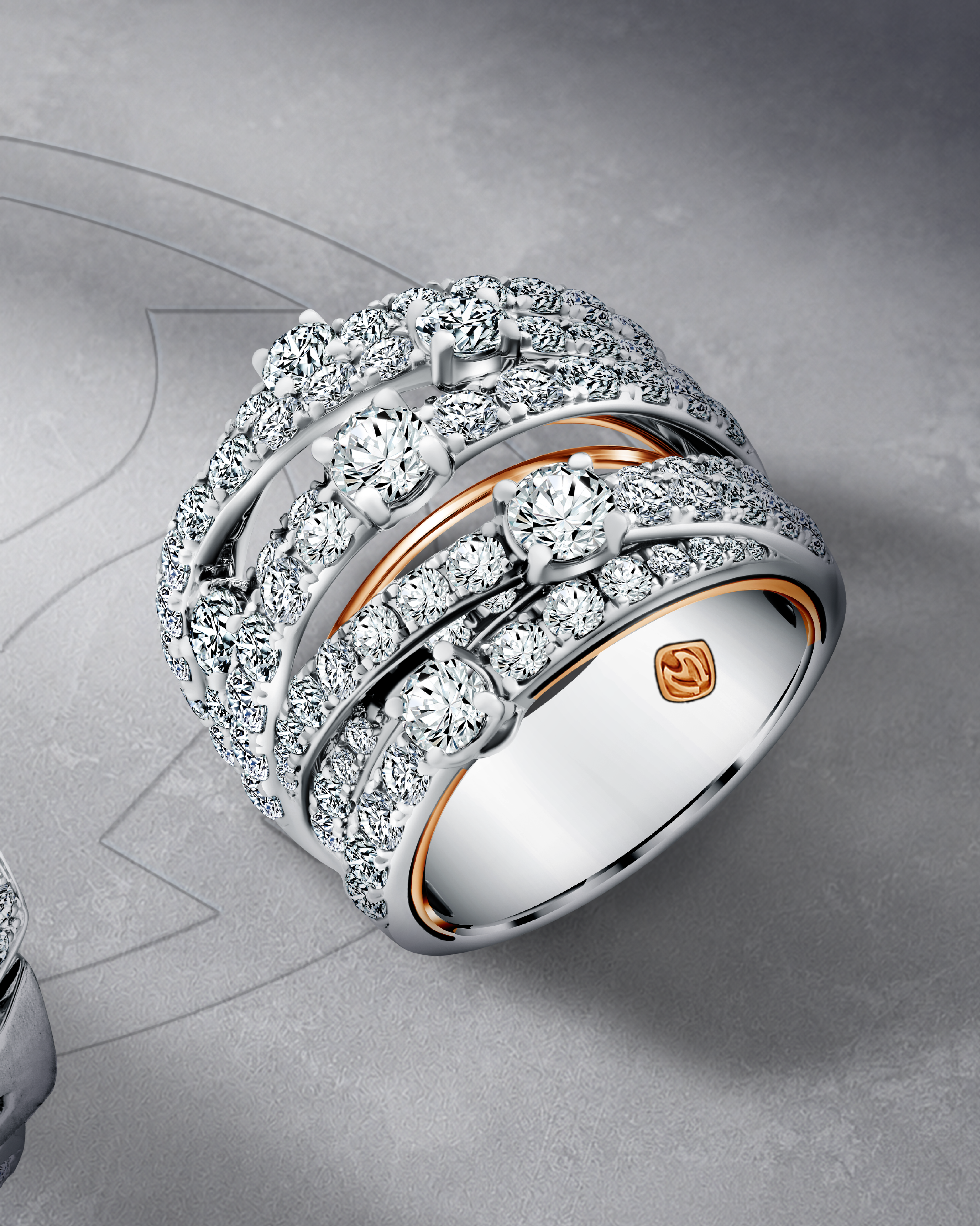 Cincin Berlian Pria yang Dikenakan Nathan Penuh Karakter Bold and Strong