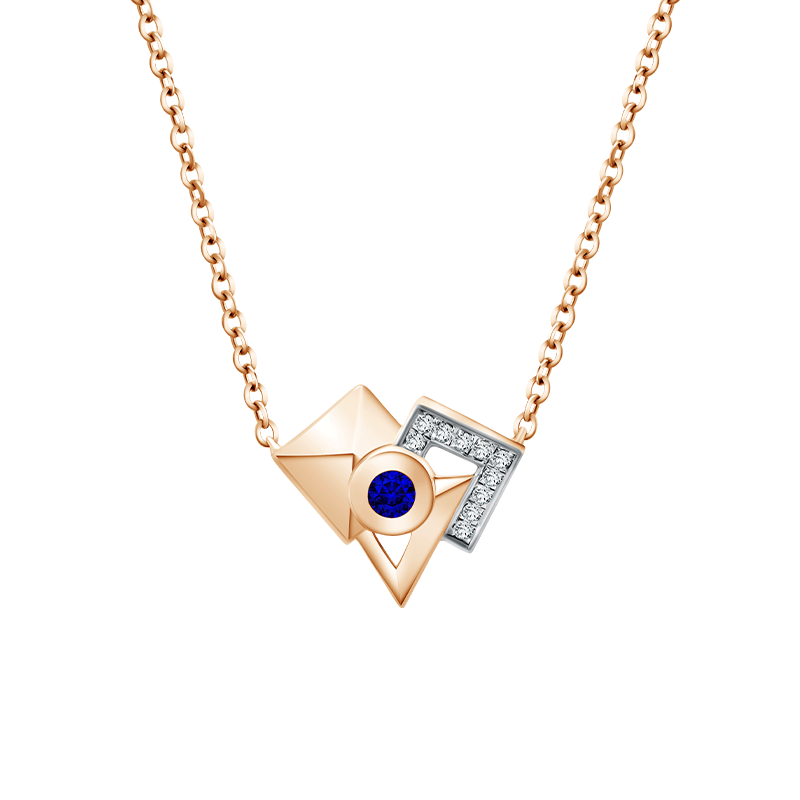 Sempurnakan Gaya dengan Kalung Liontin Blue Sapphire MONDIAL