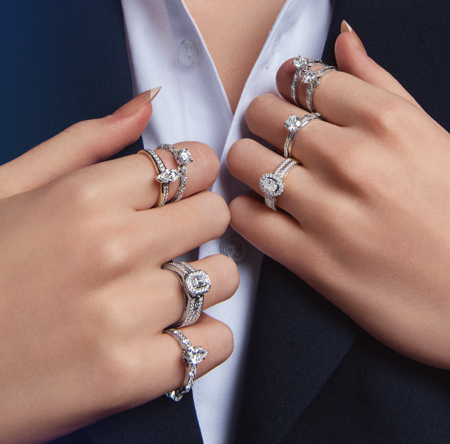 Beragam Diamond Cut Engagement Ring dari I Said MONDIAL