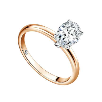 Oval Diamond Shape pada Cincin Wanita MONDIAL