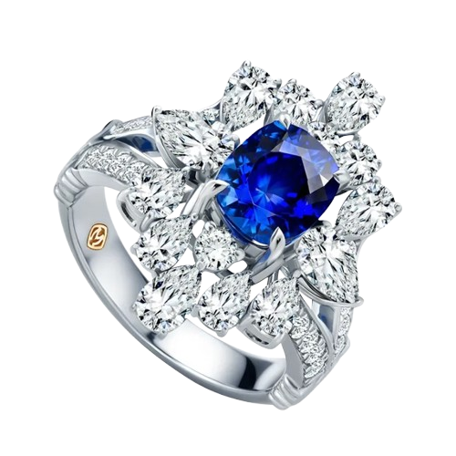 Kemewahan yang Memikat dari Blue Sapphire Ring MONDIAL Realms