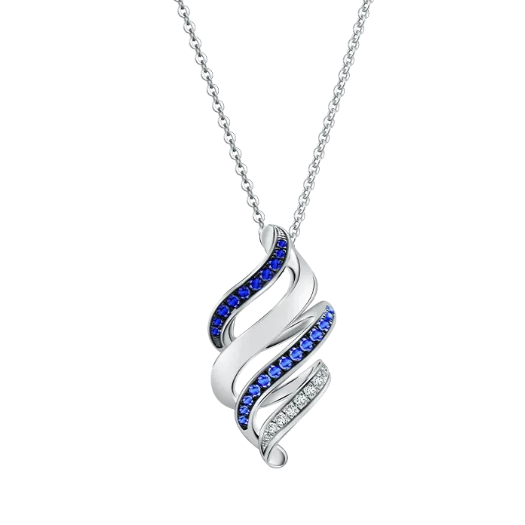 Koleksi Diamond Pendant Necklace MONDIAL Precious