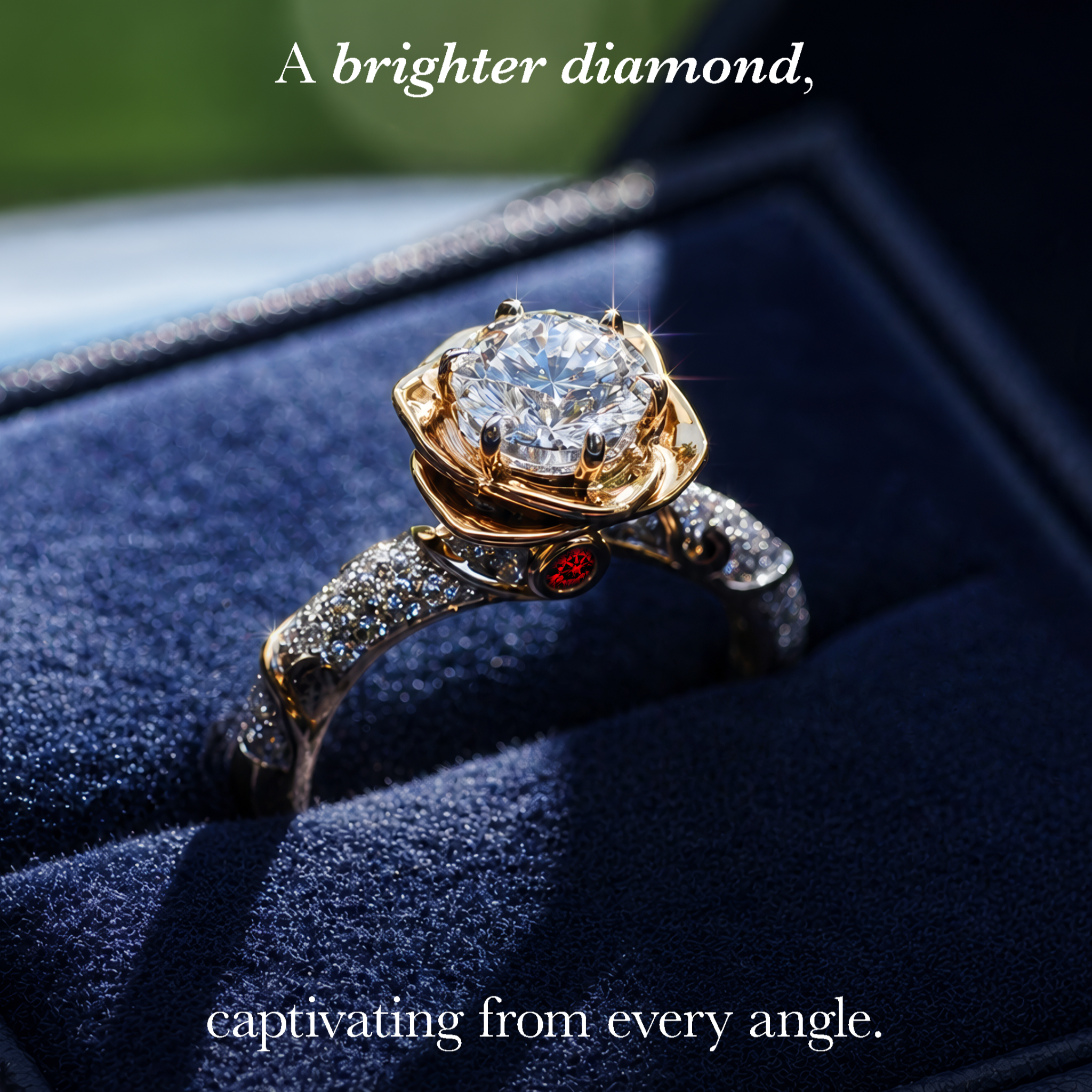 Branded Jewelry MONDIAL Brilliant Rose dengan Potongan Berlian Eksklusif 66 Facets