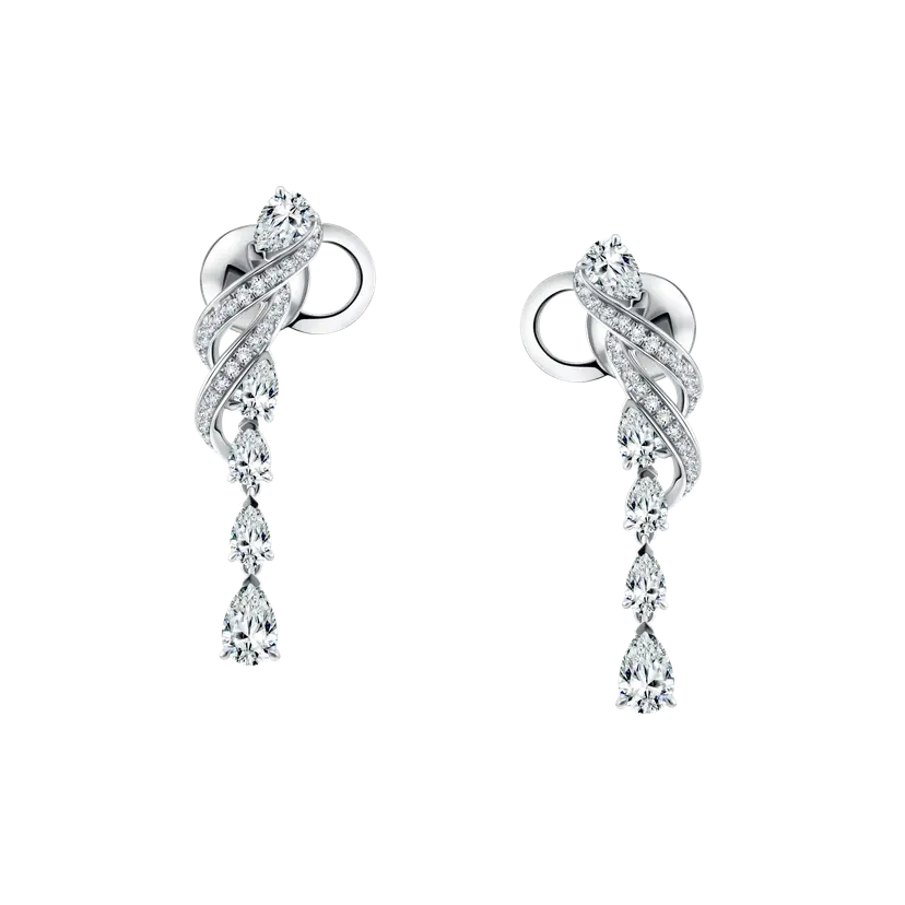 Statement Diamond Earrings MONDIAL Reverie dengan Permainan Bentuk yang Dinamis