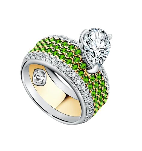 Bentuk Berlian Pear pada Cincin MONDIAL