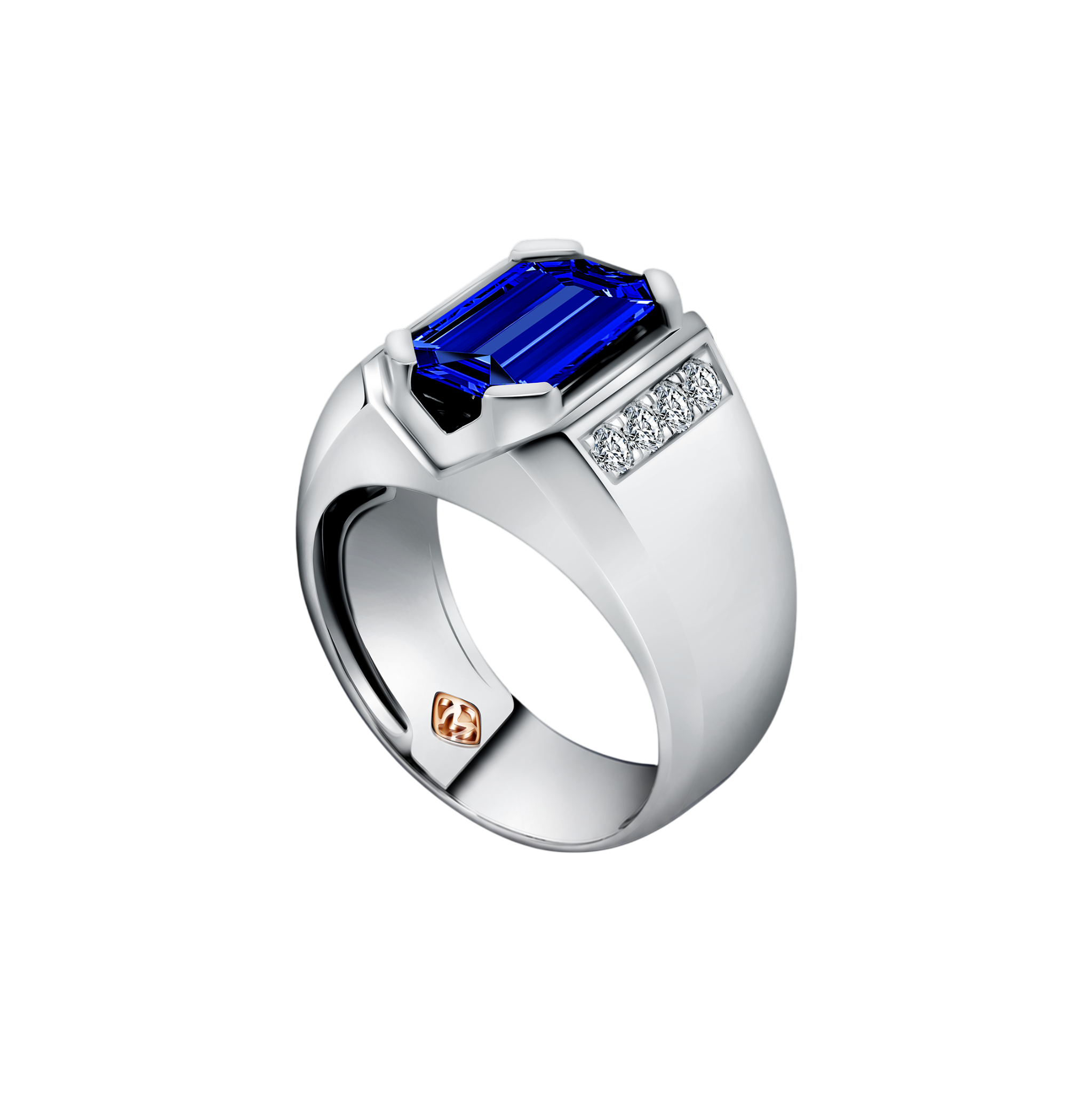 Detail Precious Stone Blue Sapphire dengan Kilau Mewah Perhiasan MONDIAL