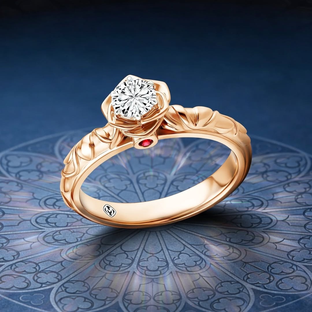 Pesona Cincin Lamaran Brilliant Rose dengan 66 Facets dari MONDIAL