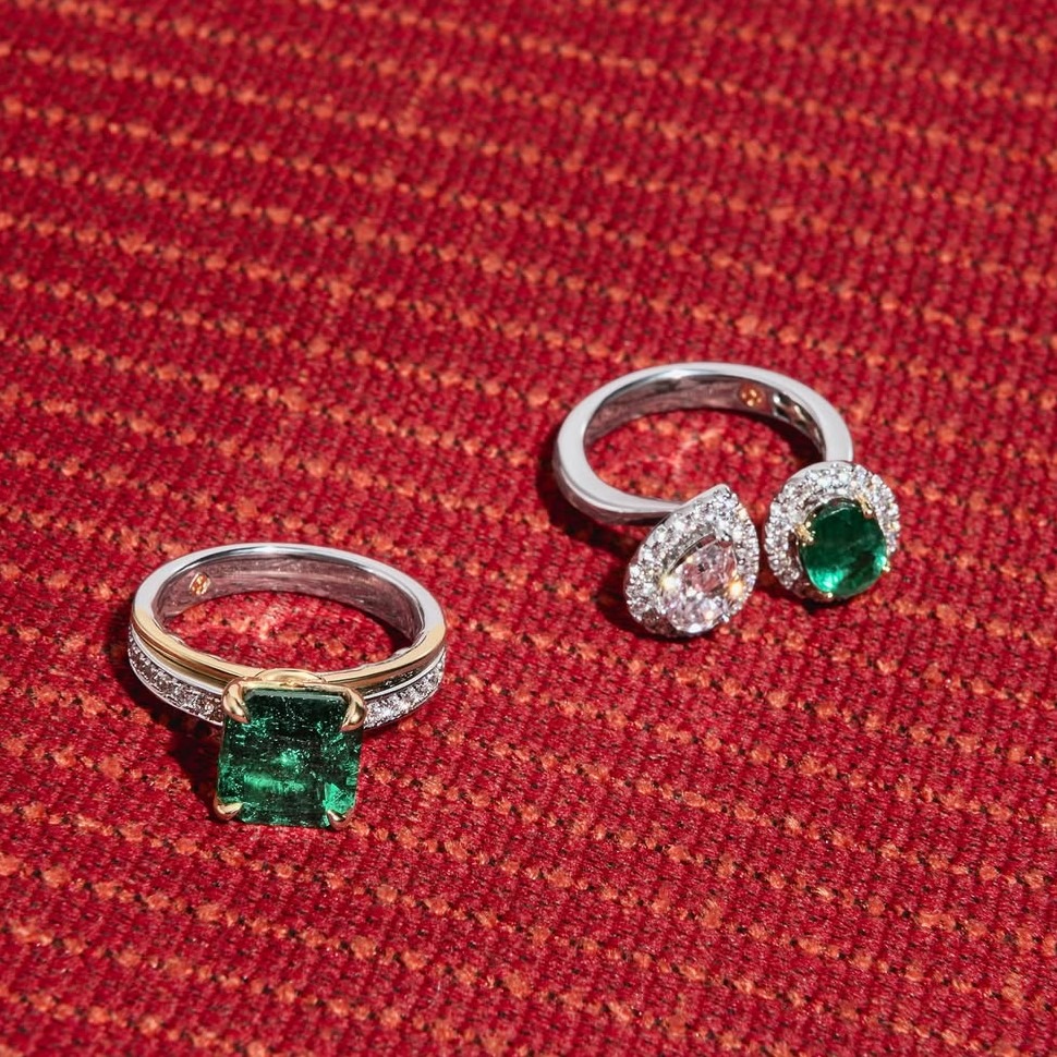 Precious Stone Rings Emerald MONDIAL