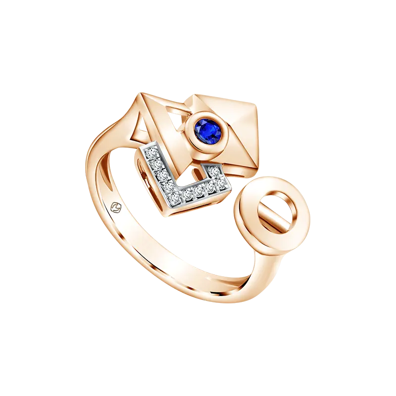 Model Cincin Lamaran Geometric Mondial Precious Pointe Ladies Ring dengan Desain Artistik
