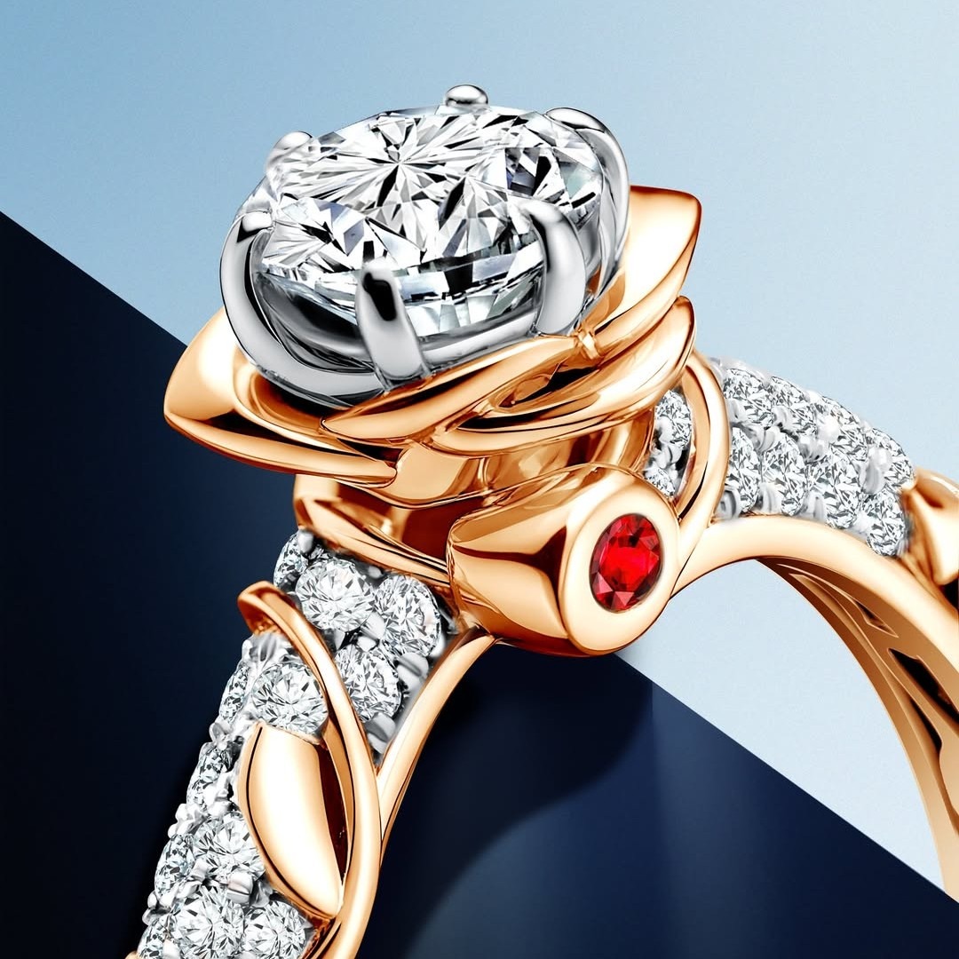 Pesona Cincin Berlian dengan 66 Facet yang Langka