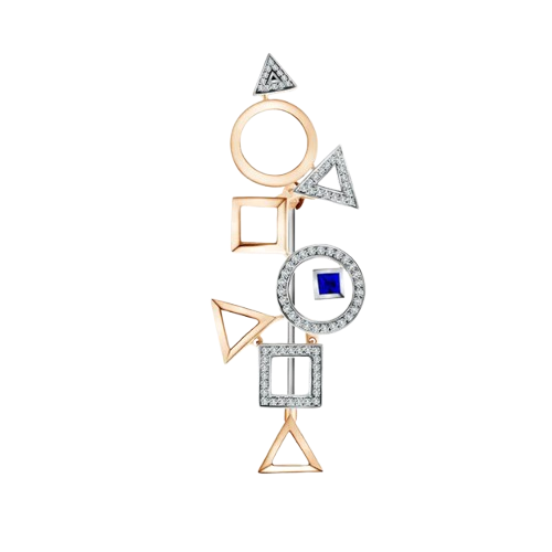 Koleksi Brooch MONDIAL dengan Desain Geometris