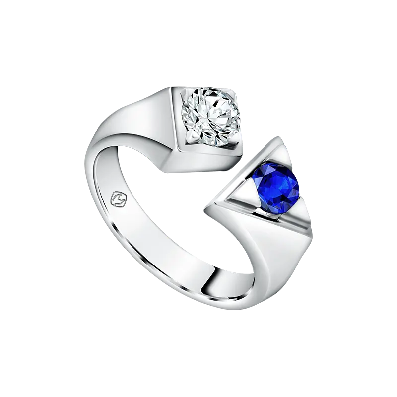 Blue Sapphire Ring dengan Sentuhan Desain Nicholas Saputra