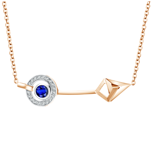 Kemewahan Diamond Pendant Necklace MONDIAL Precious