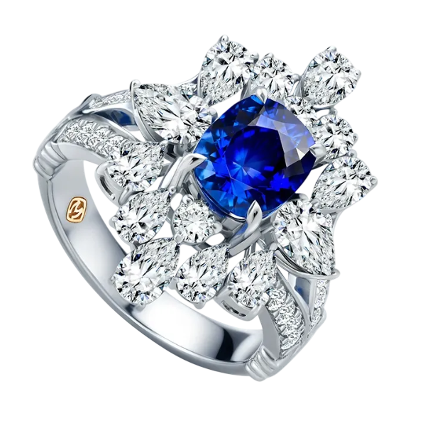 Sempurnakan Momen Valentine dengan Hadiah Cincin Blue Sapphire