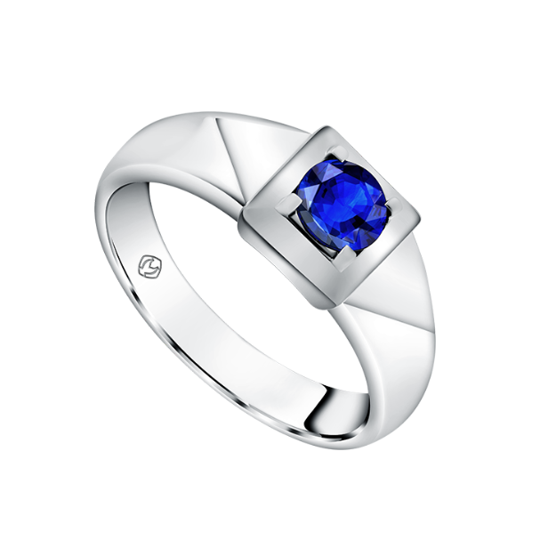 Detail Mewah dalam Setiap Sudut Pada Cincin Pria dengan Precious Stone