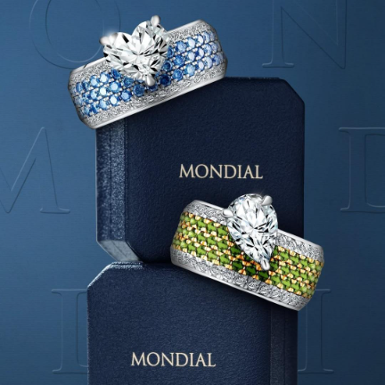 Koleksi Cincin dengan Diamond Color Langka dari Koleksi Terbaru MONDIAL