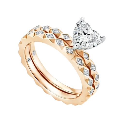 Pesona Cincin Berlian Terbaru dengan Bentuk Berlian Hati dari MONDIAL