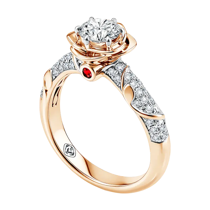 Hadiah Wedding Anniversary Bermakna dengan Diamond Jewelry MONDIAL Brilliant Rose untuk Pasangan Tercinta