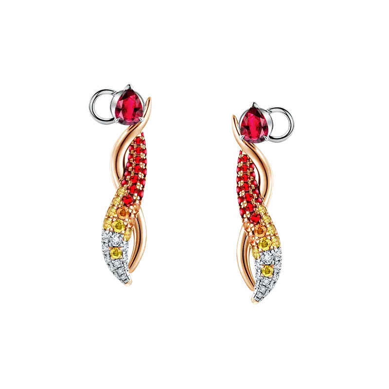 Precious Stone Ruby pada Koleksi MONDIAL Precious Fire dengan Rona Merah yang Melambangkan Energi Api