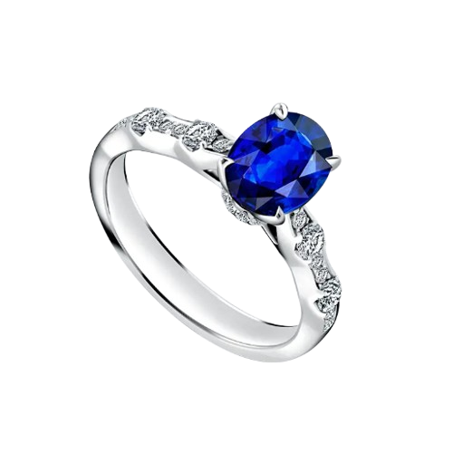 Precious Stone Rings MONDIAL yang Memiliki Desain Unik berhias Sapphire