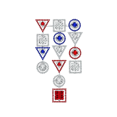 Brooch MONDIAL yang Memiliki Desain Unik dengan Pesona Ruby