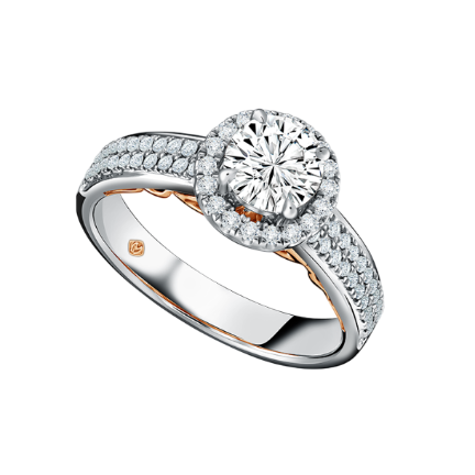 Cincin Wanita dengan 66 Facets Diamond MONDIAL