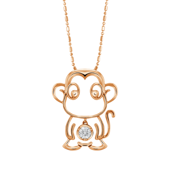 Pilihan Liontin Berlian Bentuk Shio Manis dari MONDIAL