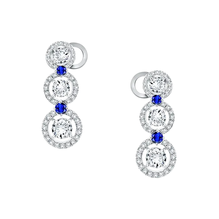 Anting Berlian Mewah MONDIAL dengan Desain Her Glow MONDIAL Gala