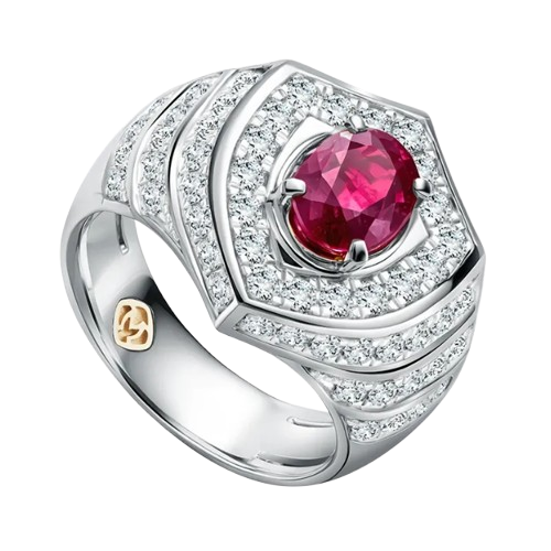 Koleksi Cincin Berlian Berhias Precious Stone MONDIAL