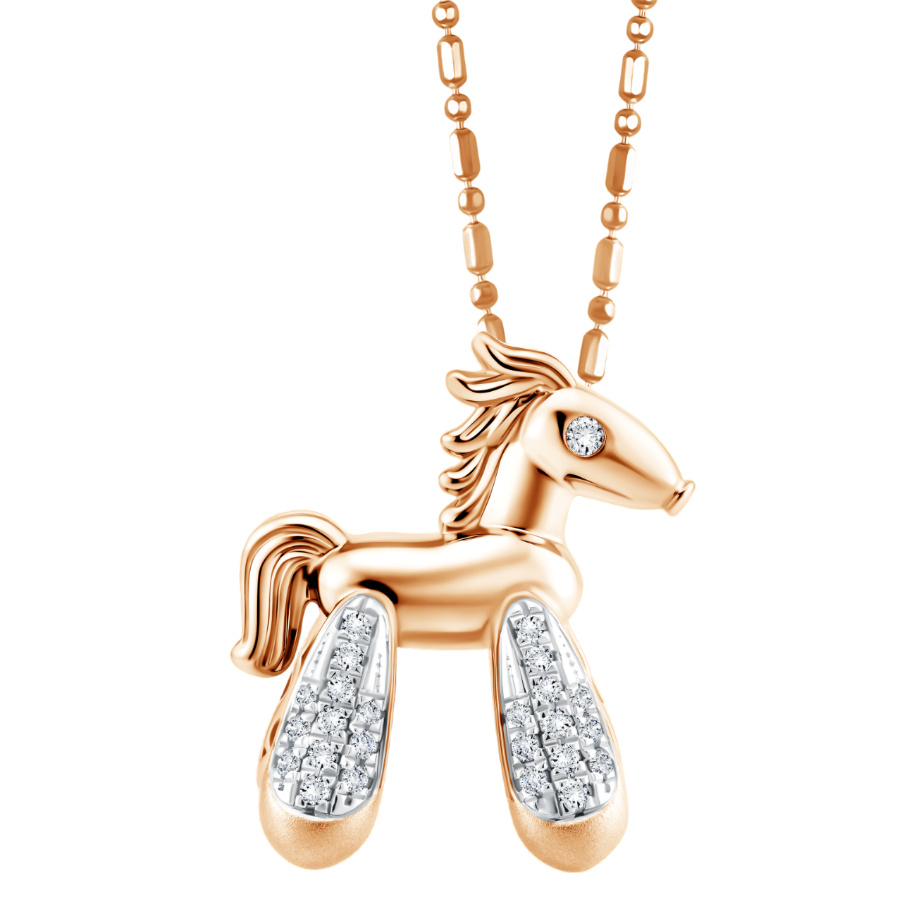 Horse Pendant Necklace Rui dari Koleksi Terbaru MONDIAL