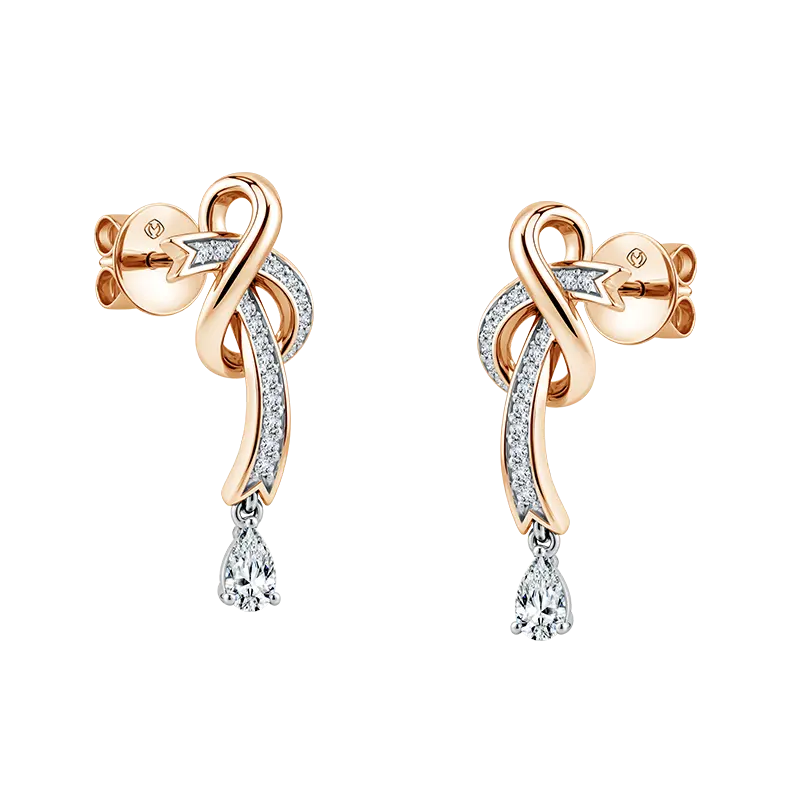 Flowtie Earrings Perhiasan Berlian MONDIAL Dreams