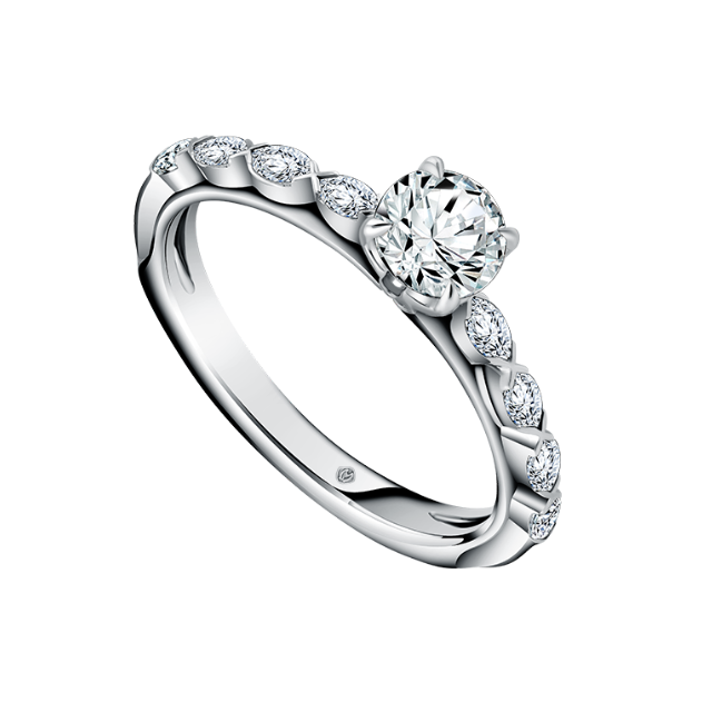 Cincin Tunangan dengan Diamond Cut Terbaik dari MONDIAL