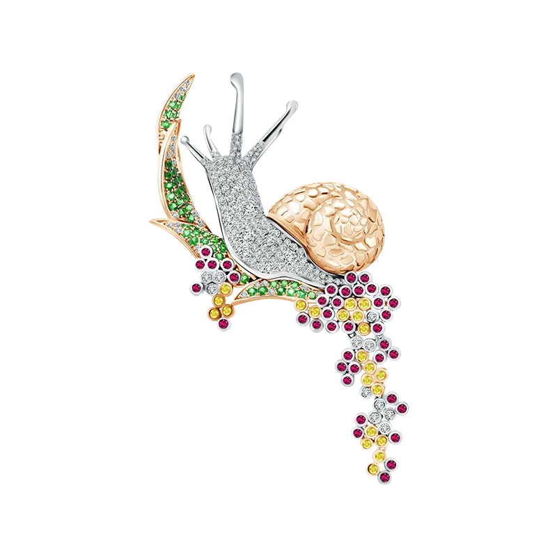 Keindahan Brooch Diamond Berhiaskan Precious Stone