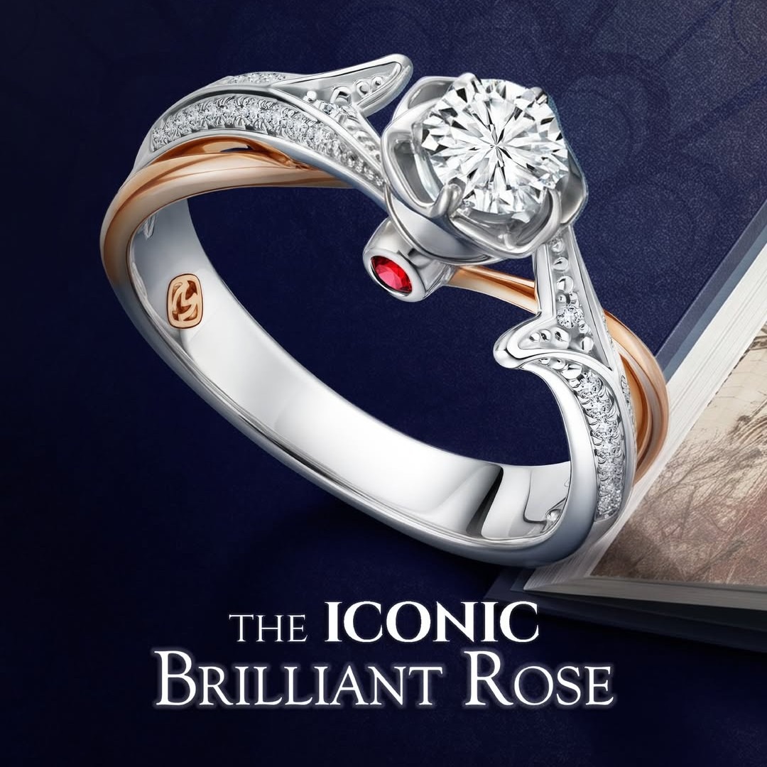 Model Cincin Tunangan yang Memiliki Desain Unik dari Brilliant Rose MONDIAL