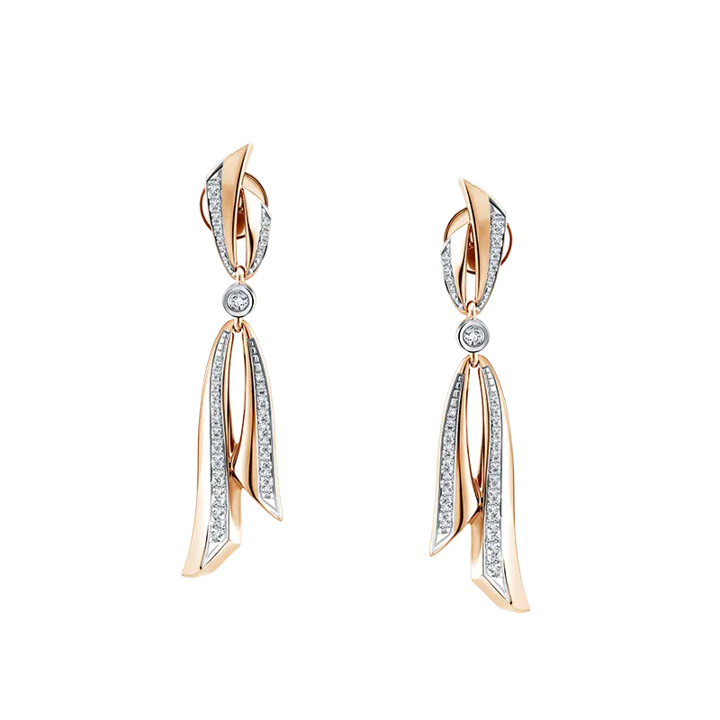 Koleksi Lumi&egrave;retie Diamond Earrings dengan Siluet Ribbon yang Melambangkan Cahaya