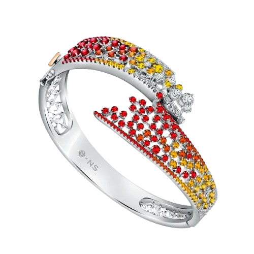 Pesona Ruby dalam Perhiasan Bangle MONDIAL