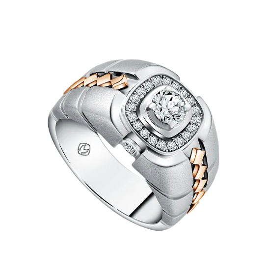Signet Ring yang Menampilkan Desain Statement dari MONDIAL