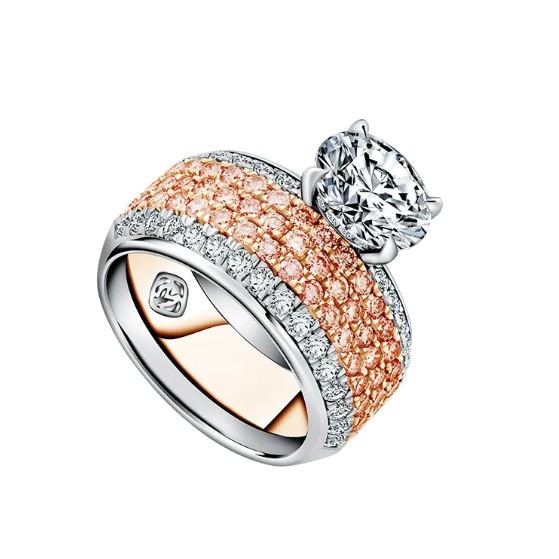 Perhiasan Berlian dengan Colored Diamond MONDIAL sebagai Birthday Gift 