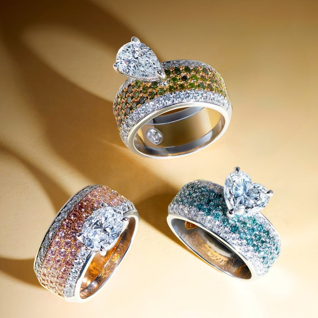 MONDIAL Hadirkan Cincin dengan Colored Diamond yang Fancy
