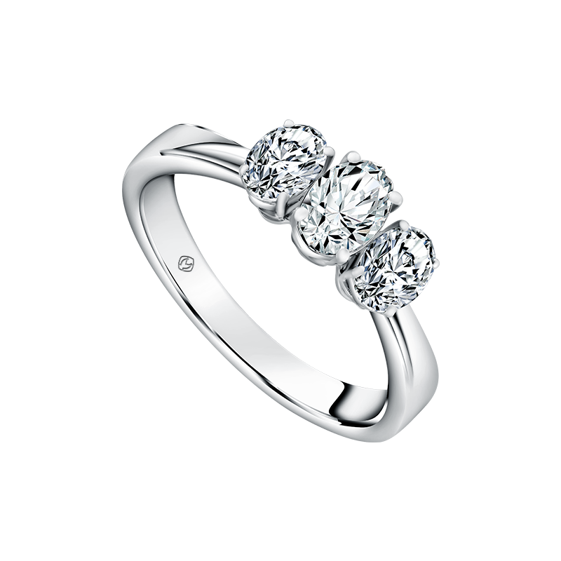 Cincin Tunangan MONDIAL Trilogy yang Memiliki Desain Unik