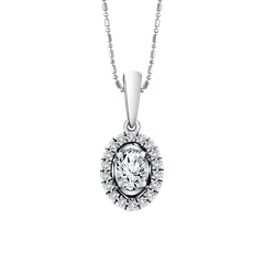 Pendant Berlian Bentuk Oval dari I Said MONDIAL