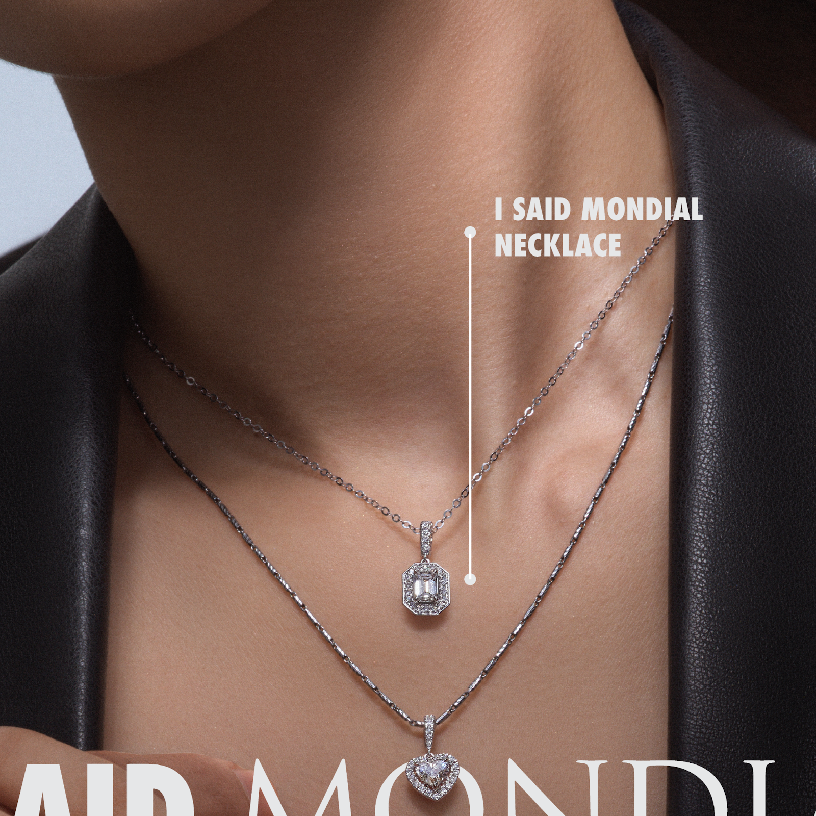 I Said MONDIAL Necklace dengan Bentuk Unik Cocok Untuk Birthday Gift