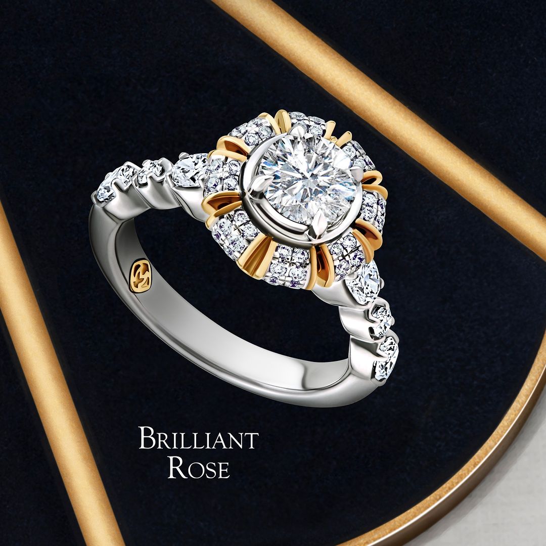 Koleksi Brilliant Rose dengan Detail Rosette dan Sematan Ruby