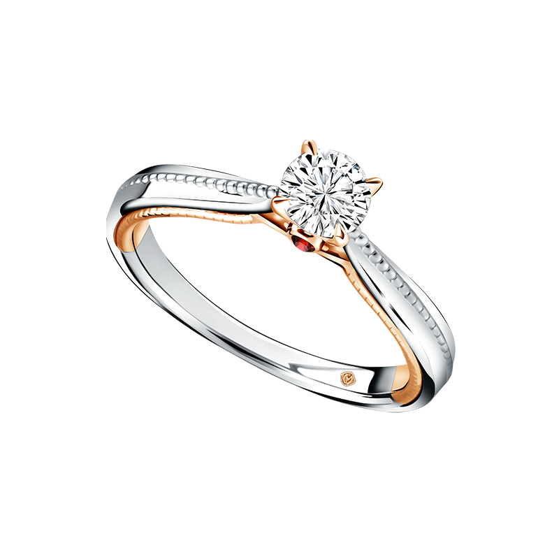 Diamond Rings MONDIAL Brilliant Rose Jadi Hadiah Anniversary Terbaik