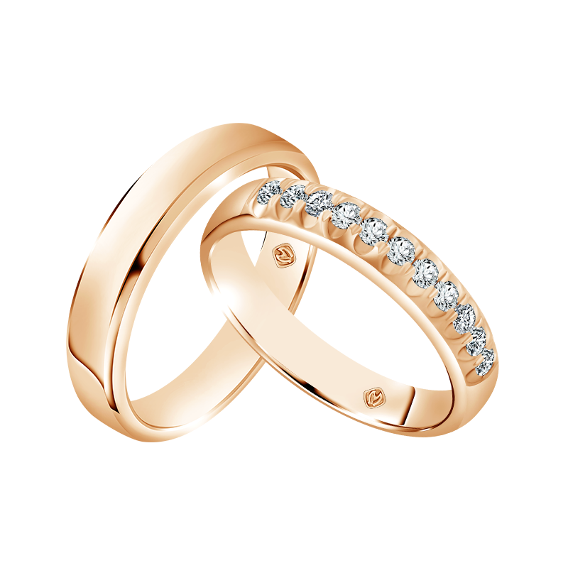 Pilih Cincin Nikah dari Luxury Brand MONDIAL Aureola Sleek Tennis