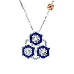 Kemewahan Kalung Berlian Azure Collection dan dengan Berlian MEC Ultimate