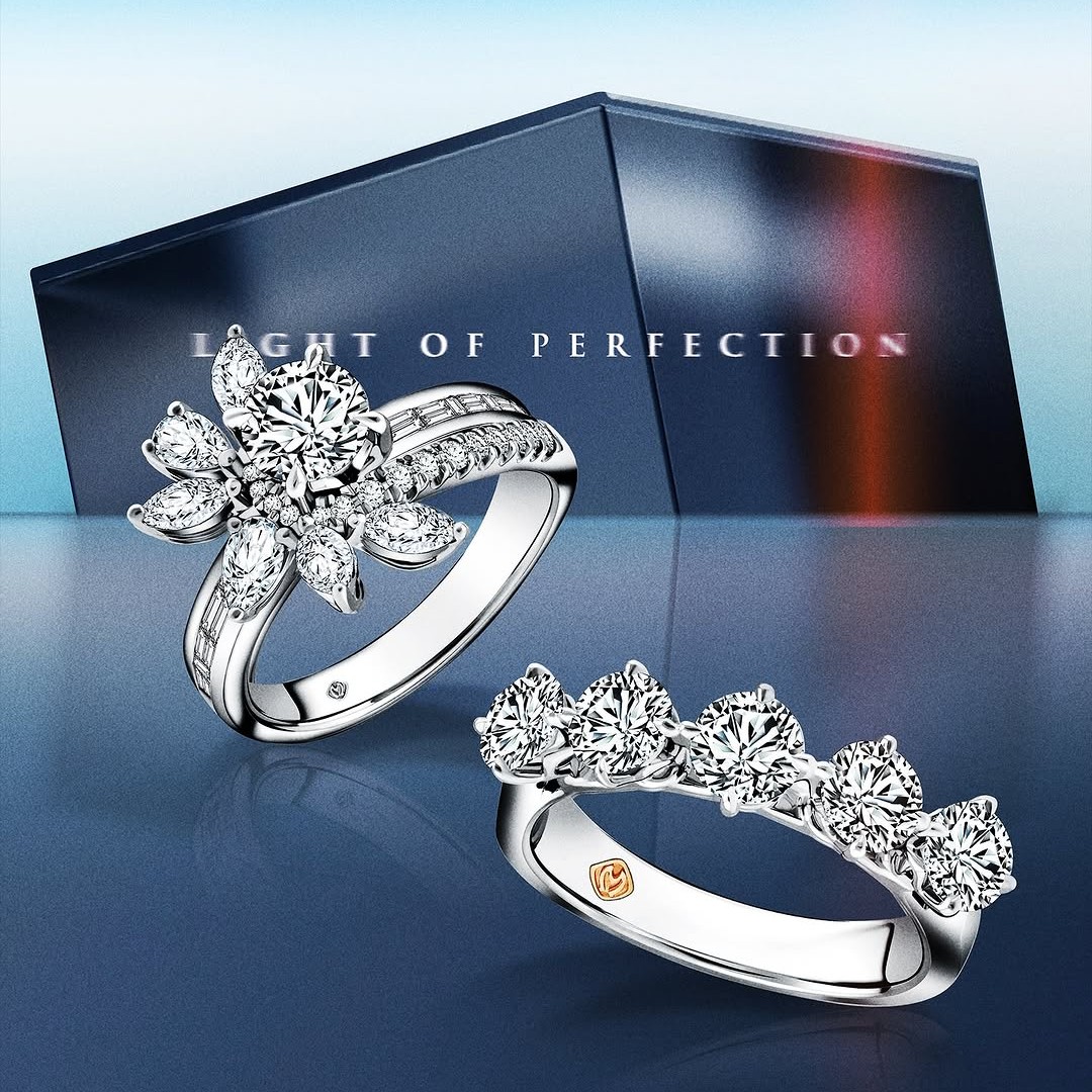 Perhiasan dengan Tatahan Branded Diamond MONDIAL yang Memukau