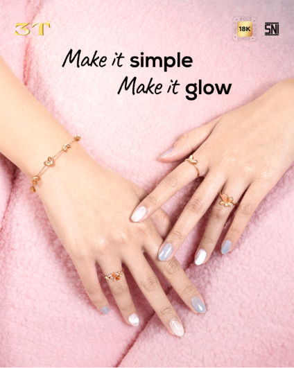 Gaya Sehari-Hari dengan Cincin Warna Rose Gold yang Trendy dan Elegan