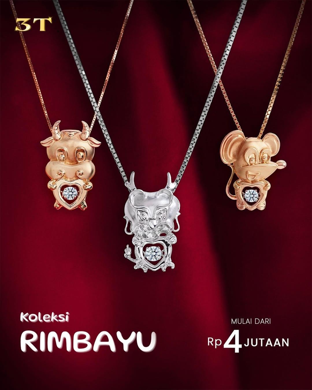 Panggil keberuntungan dengan mengenakan perhiasan koleksi Rimbayu